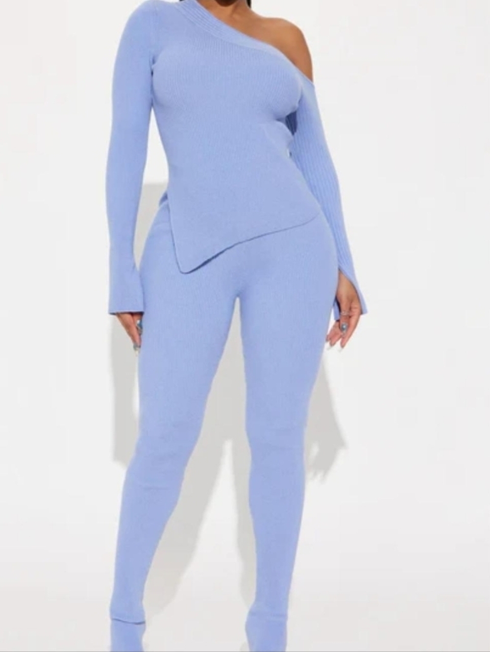 Fashion Nova Off the Shoulder Pants Set